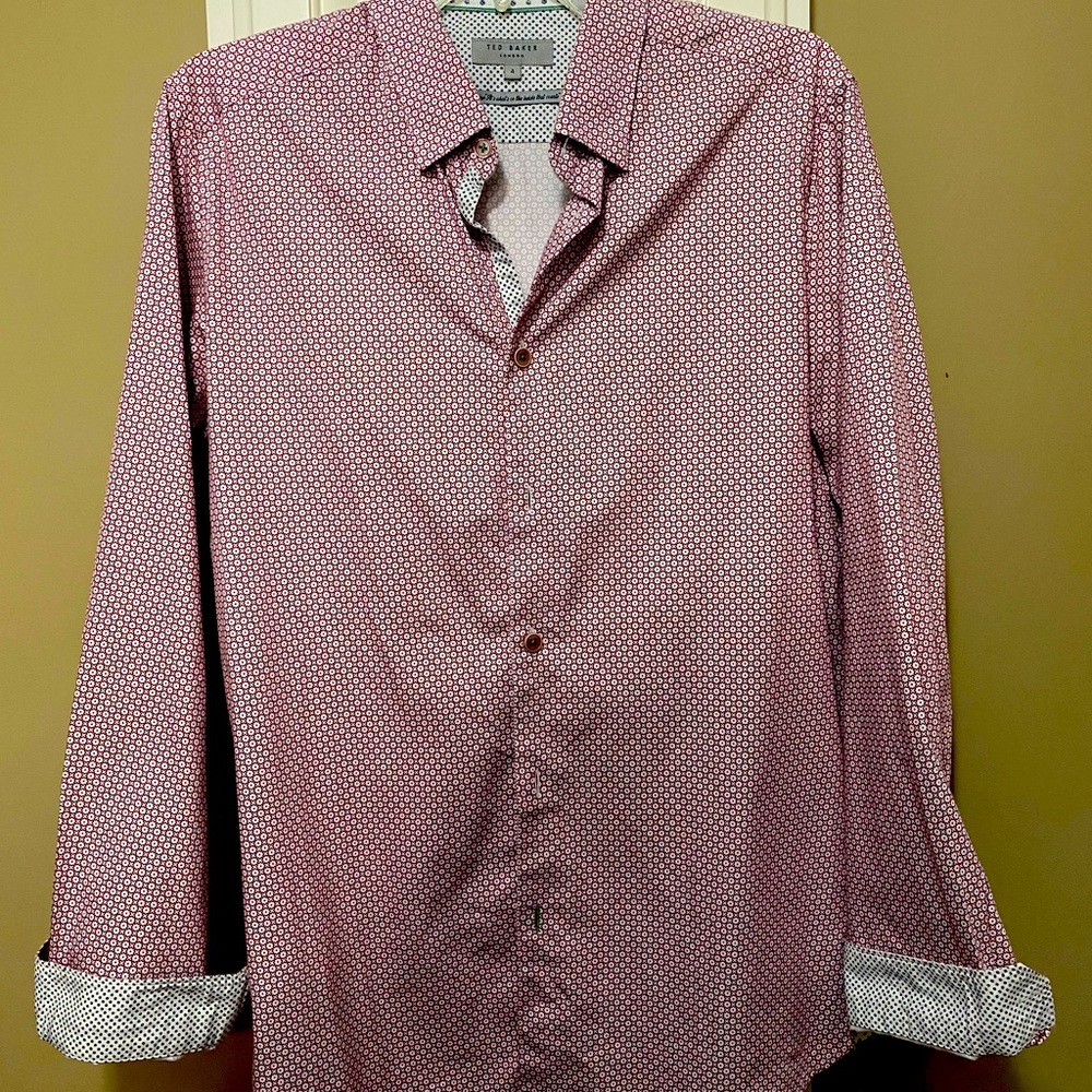 Ted Baker Men’s Long Sleeve Dress Shirt